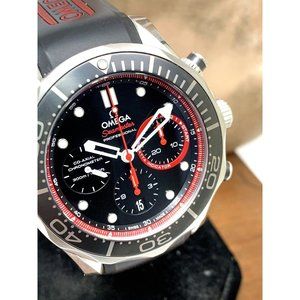 Omega Seamaster Men's Watch Swiss Automatic Chronograph Black Dial 44mm …